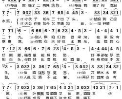 好酒成双简谱-李小文、李娜-