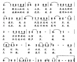 别问我在哪里刘翔词冯界桥曲简谱