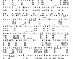 敦煌尚春生词曹蓉曲敦煌尚春生词 曹蓉曲简谱
