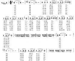 我驾小船游汉江简谱-襄妹-