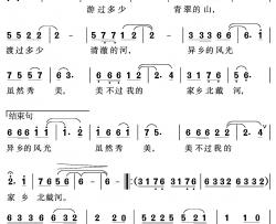 美不过我的家乡北戴河简谱-高泽顺词/沈尊光石铁民曲