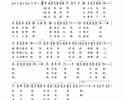 阮不知啦简谱-林玉英演唱-岭南印象制作曲谱