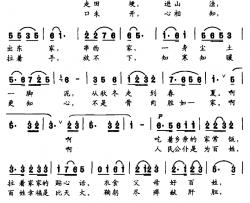 百姓幸福比天大简谱-王亚飞词 刘峰曲