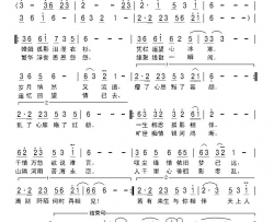 红颜殇简谱