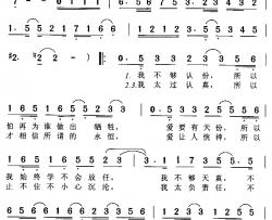 原谅我就是这样的女生简谱-戴佩妮词/戴佩妮曲戴佩妮-