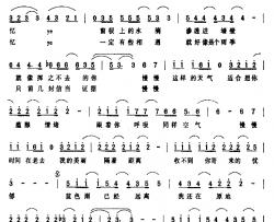妈妈，我们去闯海简谱-男女声二重唱