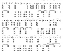 为哥戴花做新娘简谱