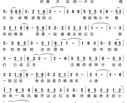 老照片简谱-苏曼演唱-苏曼/苏曼词曲