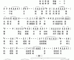 可爱的苗乡简谱-阿幼朵演唱-杨支府/刘乐权词曲