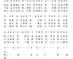 [英国]可爱的家歌剧《克拉丽》插曲简谱