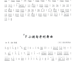 《威廉•退尔》序曲简谱-外国名曲演唱