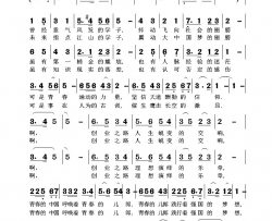 大学生创业之歌简谱