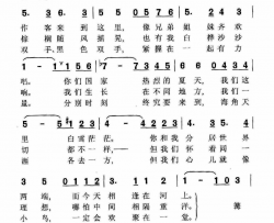 [苏]河面上吉他琴声悠扬简谱