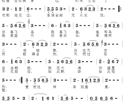 爱的盛宴简谱-倪康袁贵芳词/郑连叶曲