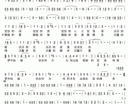 梦中姑娘简谱-易丹词/易丹曲易丹-