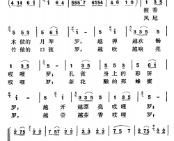 祖国的赞歌女声二重唱简谱