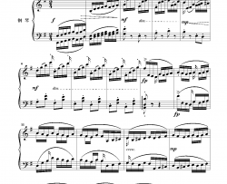 游击队歌钢琴独奏 据贺绿汀同名歌曲编曲简谱