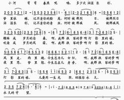 我那扶犁的爹呀灯影里的娘简谱(歌词)-朱永飞演唱-小雨曲谱