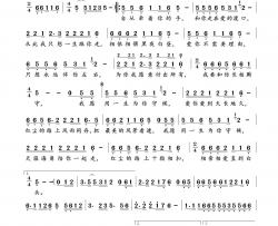 红尘守候简谱-高信演唱-高信/高信词曲