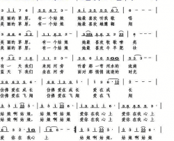 爱你在我心上张国伟词赵秀富曲简谱