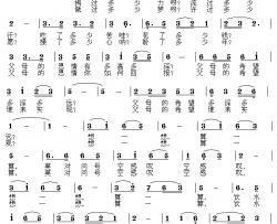 想一想，算一算简谱-李严词/赵晓南曲