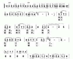 春光长留三角洲简谱-颂今词/颂今曲
