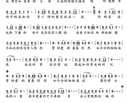 因为爱着你才不再联系简谱