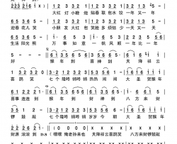 大圣贺猴年猴年贺岁歌曲简谱-朱贝贝演唱-朱贝贝/朱贝贝词曲
