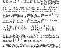 你是我的妞舞曲、手稿版简谱-老猫演唱-老猫/老猫词曲