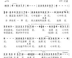 扶桑花简谱(歌词)-刘可演唱-momoliu曲谱