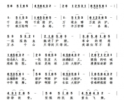 长征大熔炉简谱