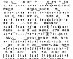 想你想得好孤寂简谱-姚若龙词/立川曲邰正宵-