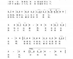 格桑花（茅晓峰词王天荣曲）简谱-演唱-王wzh制作曲谱