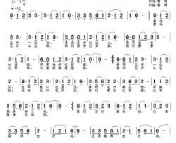 索玛花开长征路简谱-曾明词/曾明曲