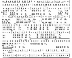 你是我的人dj女声版简谱-az珍珍演唱-韩东/韩东词曲