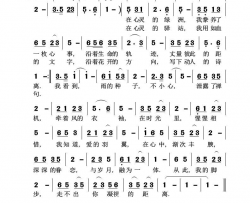 豢养简谱