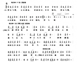 梦在飞翔简谱