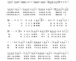 你真的走了简谱-张喆演唱-乐虫/乐虫词曲