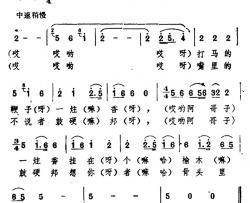 九寨女孩简谱-崔增录词/刘永泉曲