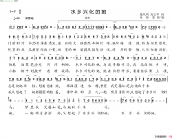 水乡兴化的她简谱