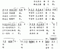 流淌的泪花电视剧《愿天下父母和睦相爱》主题曲简谱-李娜演唱-阎肃/王基笑词曲