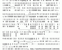 郎的诱惑简谱-凤凰传奇演唱-王艳红/余恒锋词曲