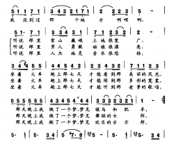 梦里新疆简谱-陈卫东词/赵方曲