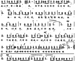 我心中有一片蓝天 风筝随想曲之七简谱