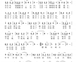 樱桃红石顺义词张国良曲樱桃红石顺义词 张国良曲简谱