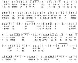 难忘瘦西湖简谱-汤海春词/汤海春曲
