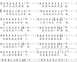 让我们做个了断吧简谱-马健涛演唱-马健涛/马健涛词曲