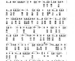 将军赋简谱-军哥演唱-银燕/三虎词曲