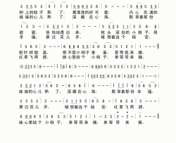小桔子简谱