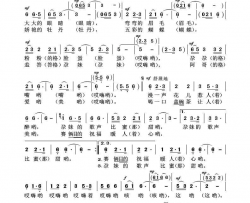 回族姑娘美简谱